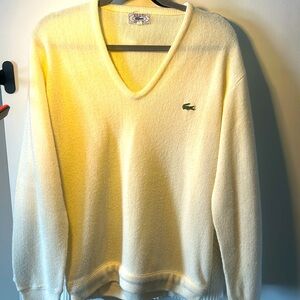 Vintage Yellow Lacoste Sweater